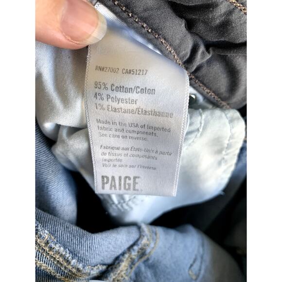 Paige Straight Leg Morgan Jeans Medium Wash Size 25 - Picture 6 of 7